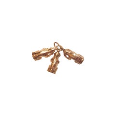 14K Yellow Gold See No Evil, Hear No Evil, Speak No Evil Charm #17497