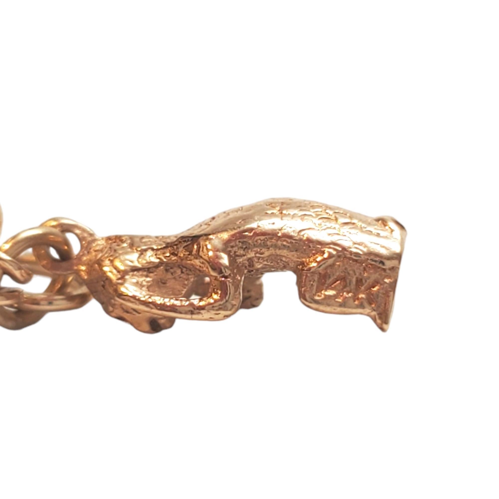 14K Yellow Gold See No Evil, Hear No Evil, Speak No Evil Charm #17497 In Good Condition In Washington Depot, CT
