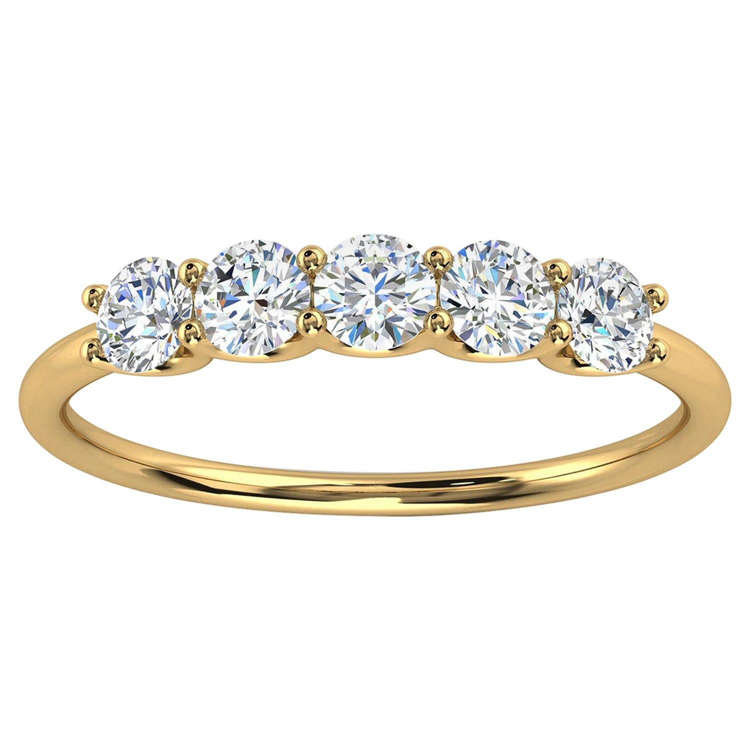 14K Yellow Gold Sevilla Diamond Ring '1/2 Ct. tw'