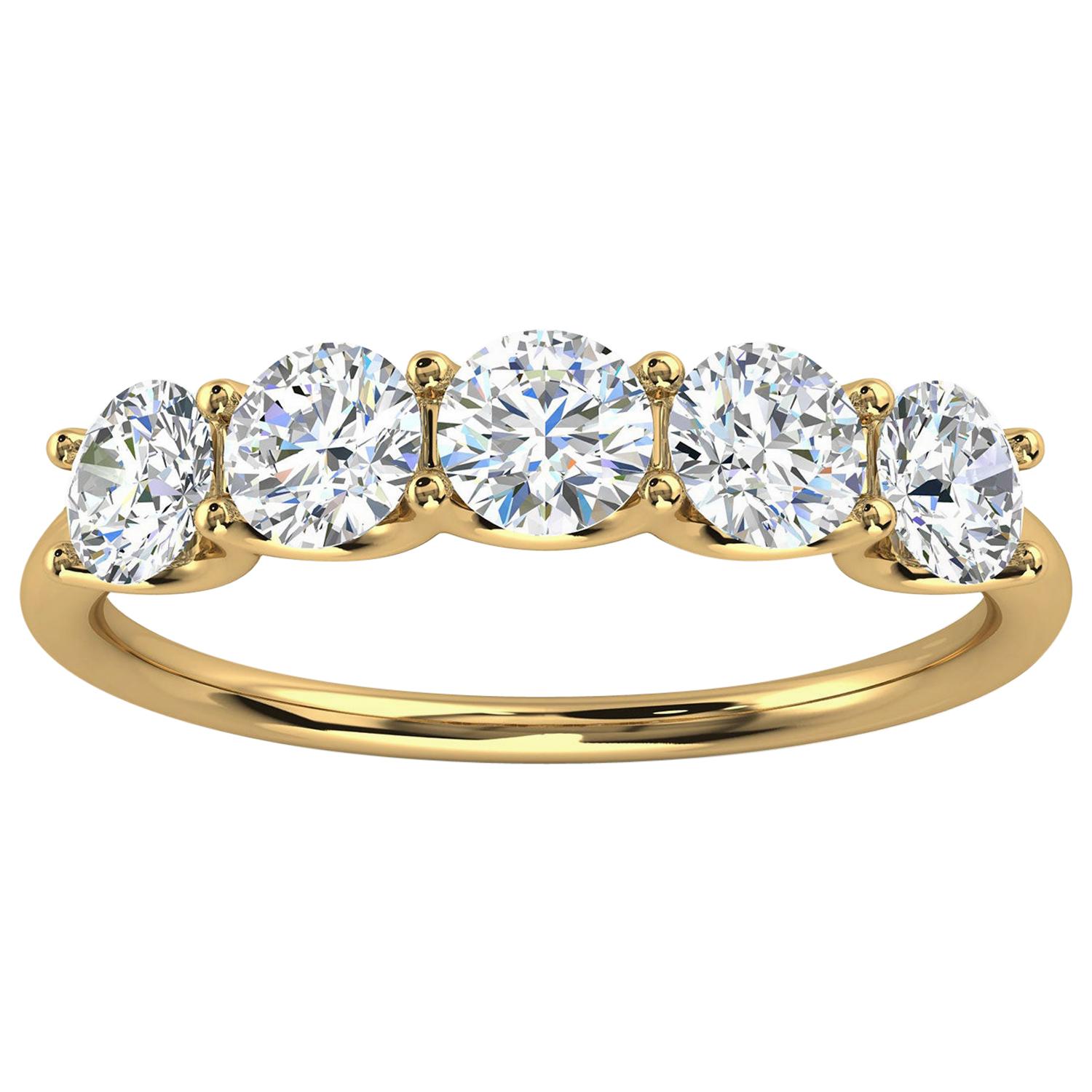 14K Yellow Gold Sevilla Diamond Ring '1 Ct. tw'