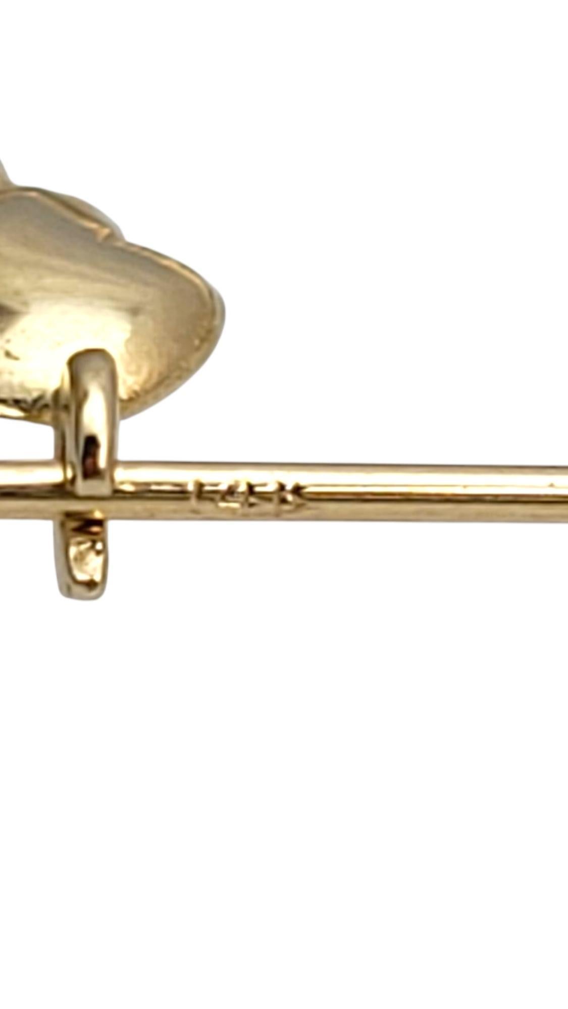Donna Orecchini a cerchio con gamberetti in oro giallo 14K #21645 in vendita