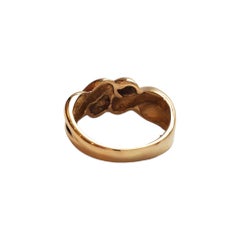 14K Yellow Gold Shrimp Ring #17326