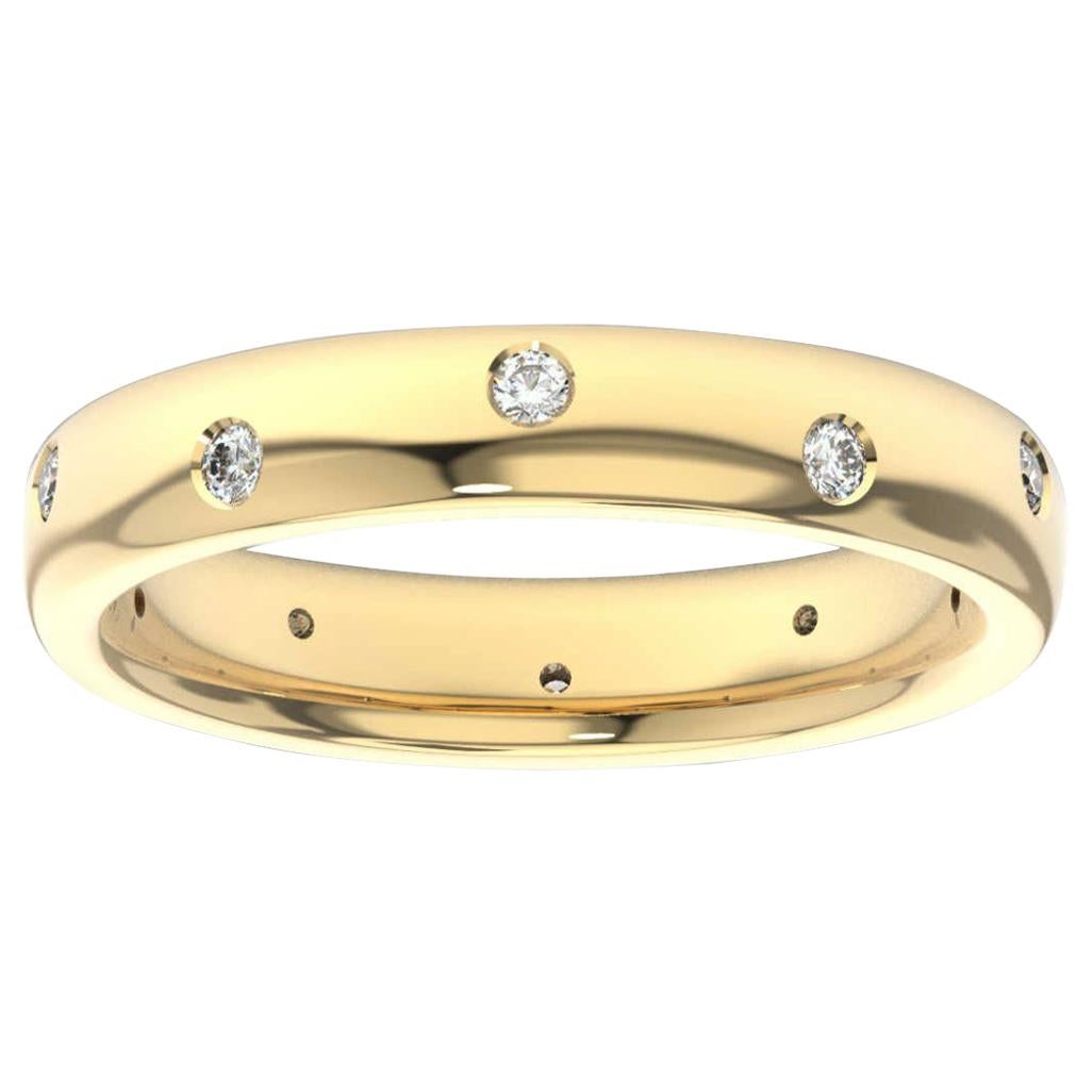 14K Yellow Gold Siena Eternity Diamond Ring '1/5 Ct. Tw' For Sale