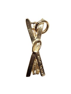 14K Yellow Gold Ski Pendant #25526