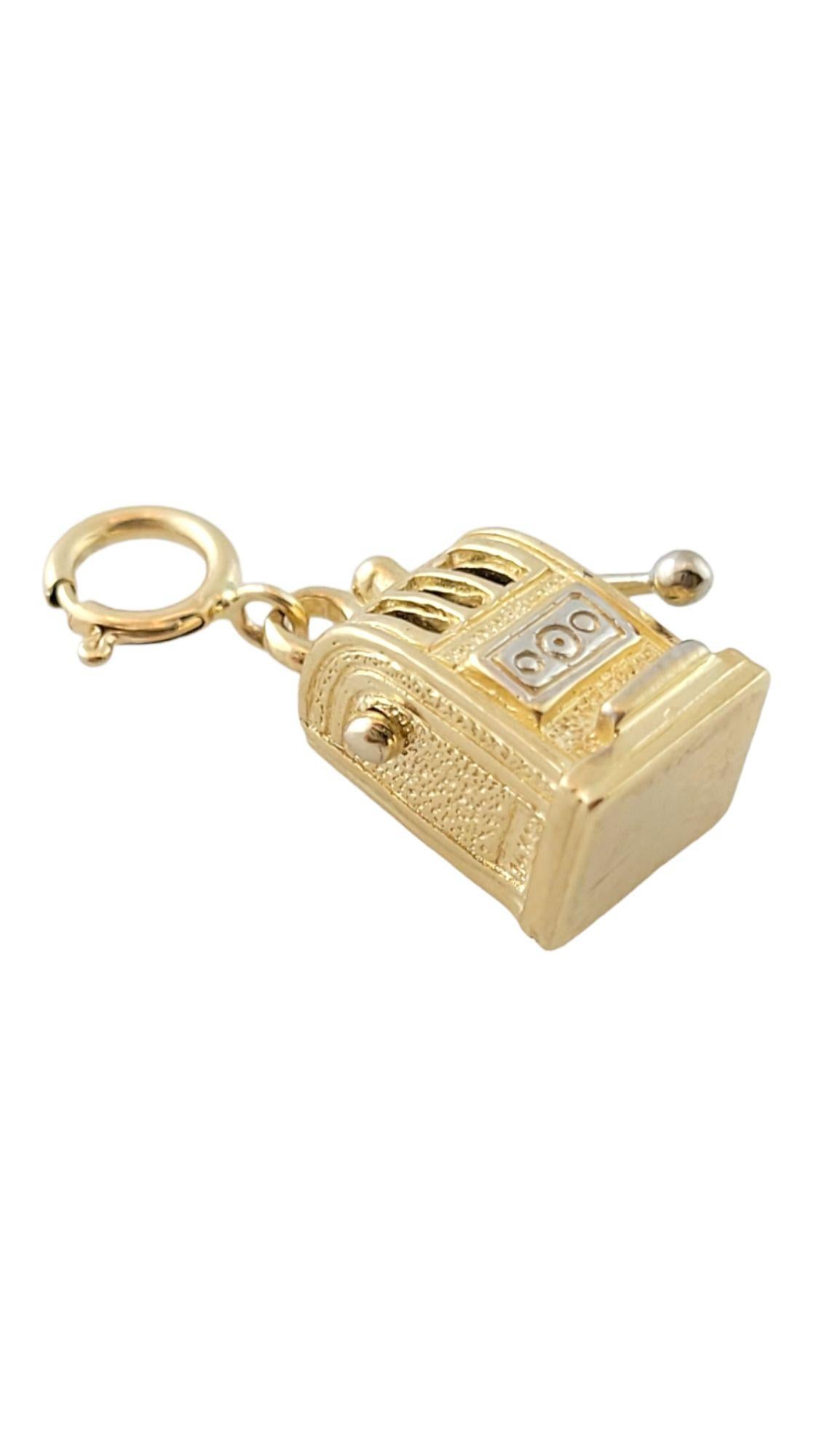 14K Yellow Gold Slot Machine Charm #14435 For Sale 1