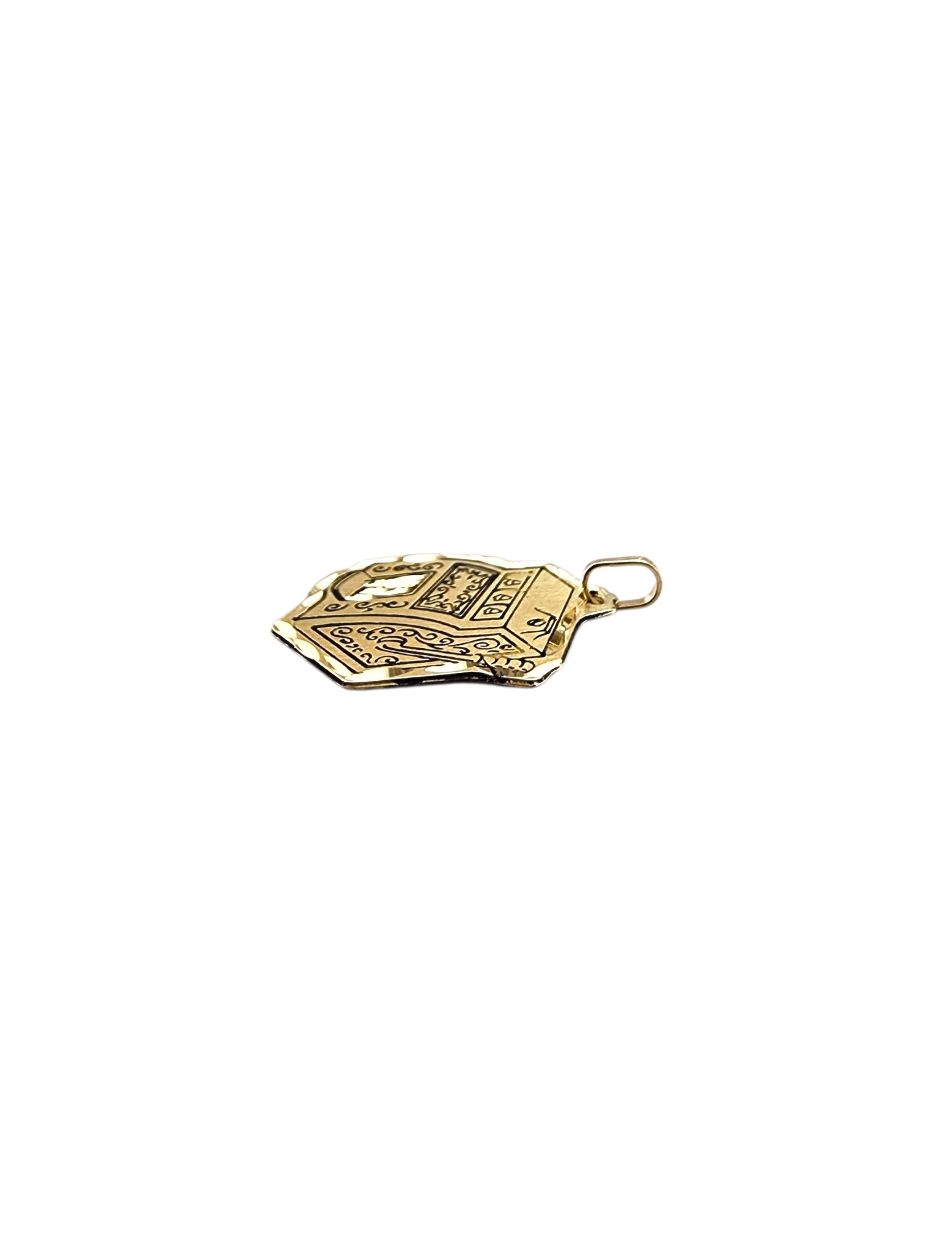 Charm en or jaune 14K pour machine à sous #22379 en vente 2