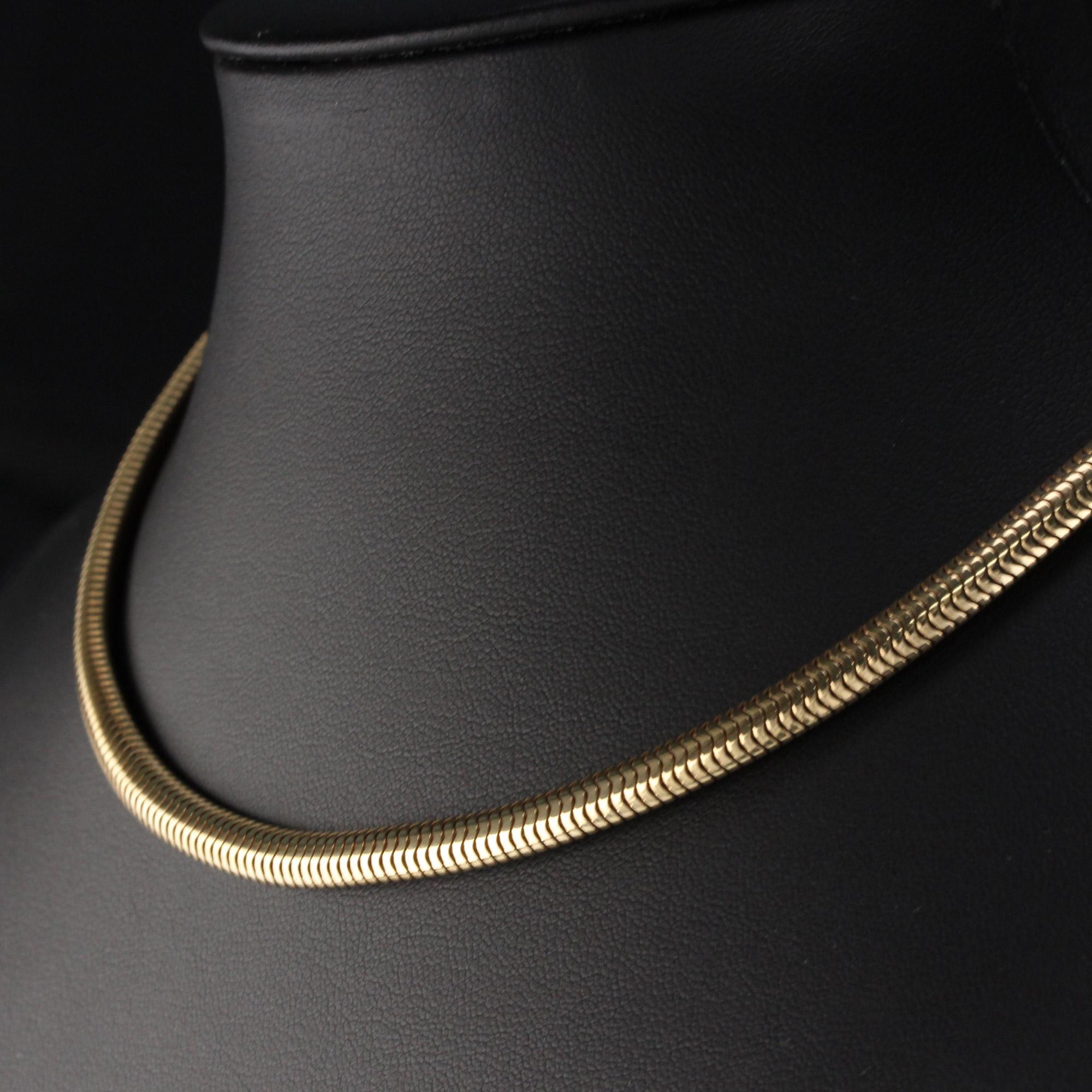 14 karat gold snake chain