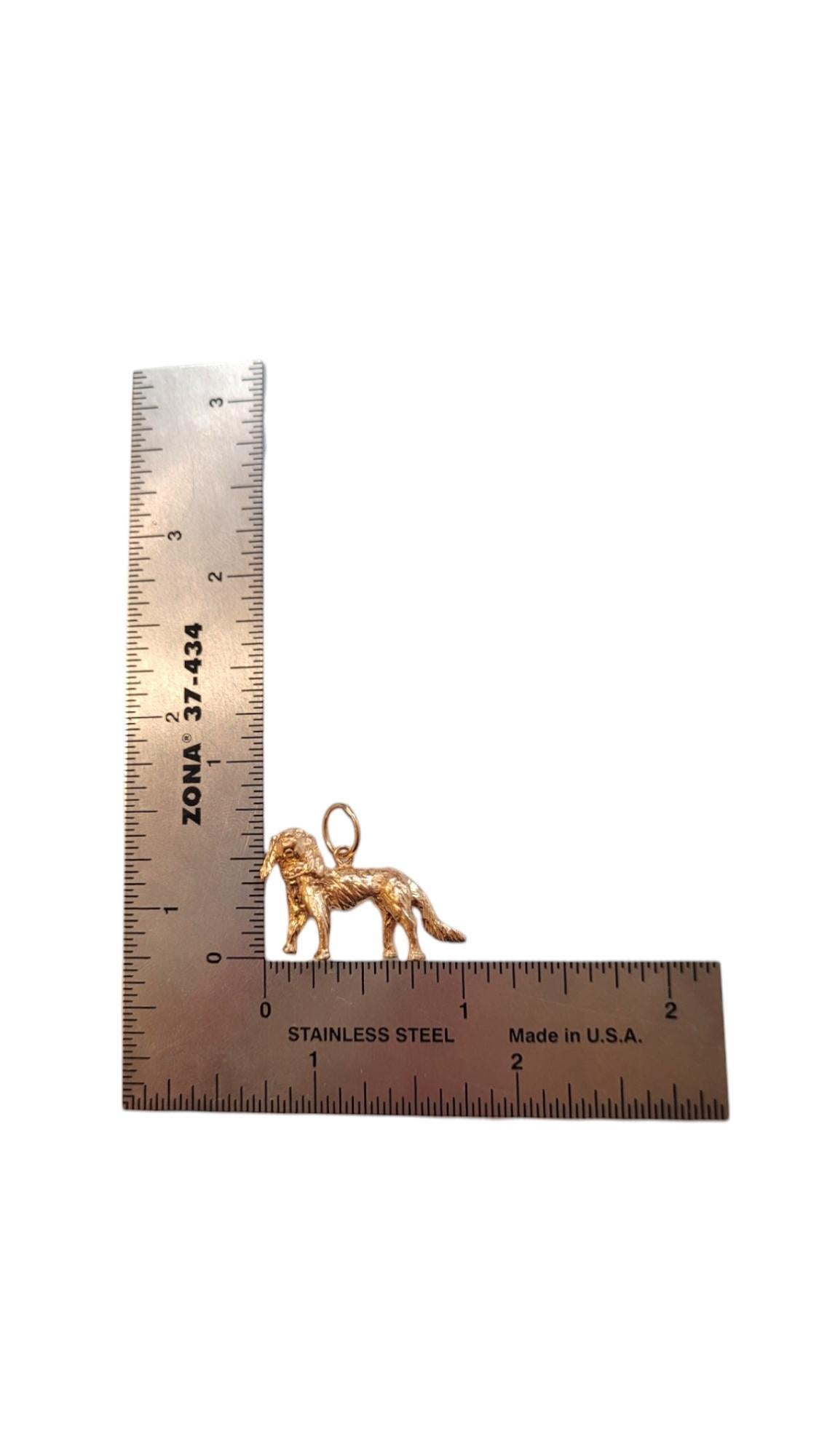 14K Yellow Gold Spaniel Dog Charm #20552 For Sale 2