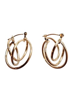 14K Yellow Gold Sphere Earrings #22787