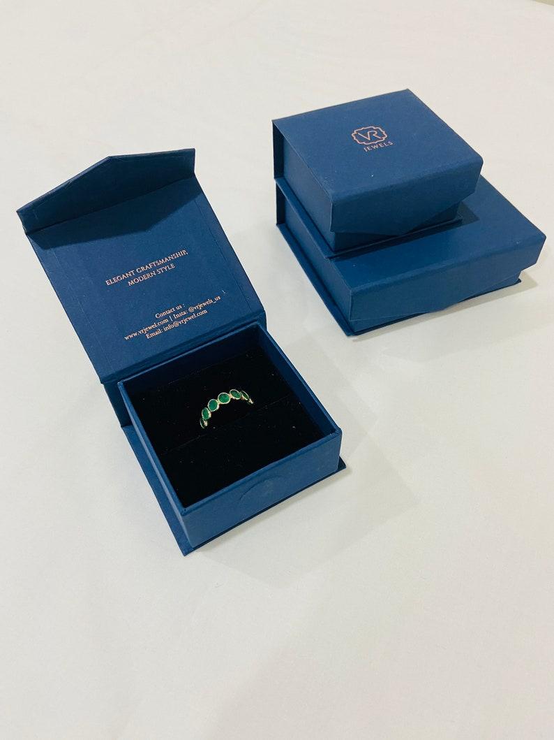 Mixed Cut 14K Yellow Gold Spinner Ring in Sapphire, Emerald and Diamond