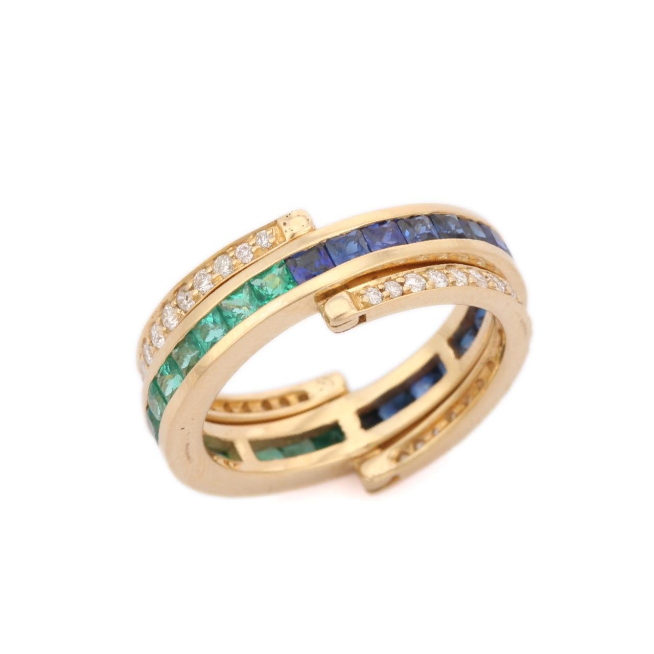 14k gold spinner ring