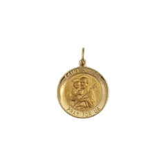 14k Yellow Gold St. Joseph Pendant