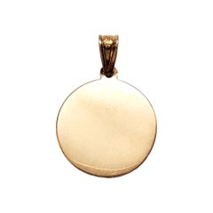 14K Yellow Gold St. Michael Charm Pendant #18073