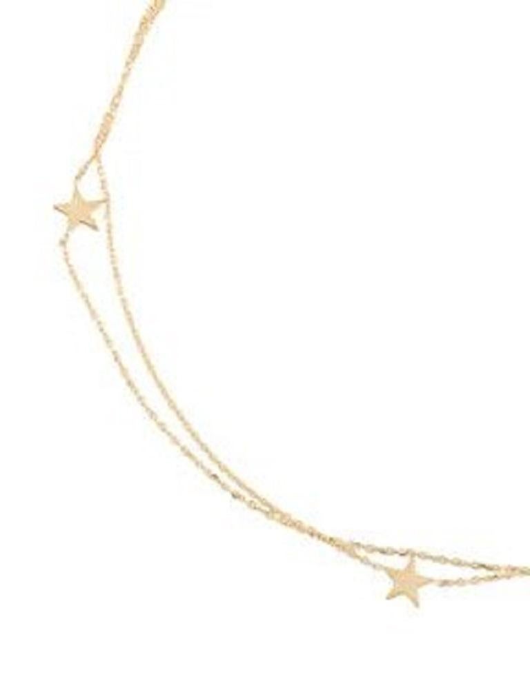 Contemporain Bracelet étoile réglable en or jaune 14 carats pour elle en vente