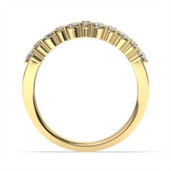 14 Karat Yellow Gold Star Fashion Diamond Ring '2/3 Carat'