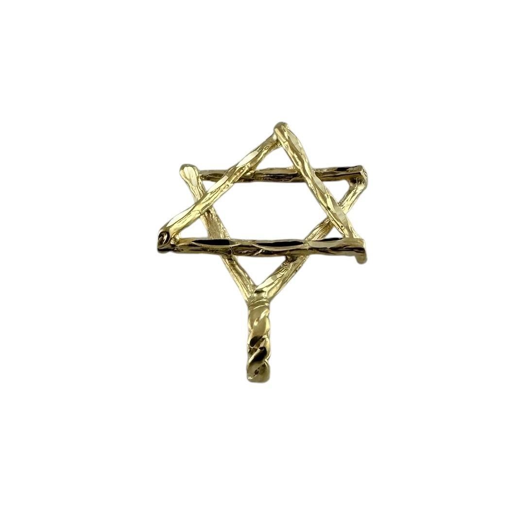 Pendentif étoile de David Bark finition en or jaune 14 carats n° 19601 en vente 5