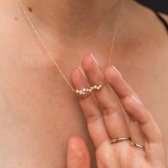 14k Gelbgold Stargazer Ten Diamond Anhänger