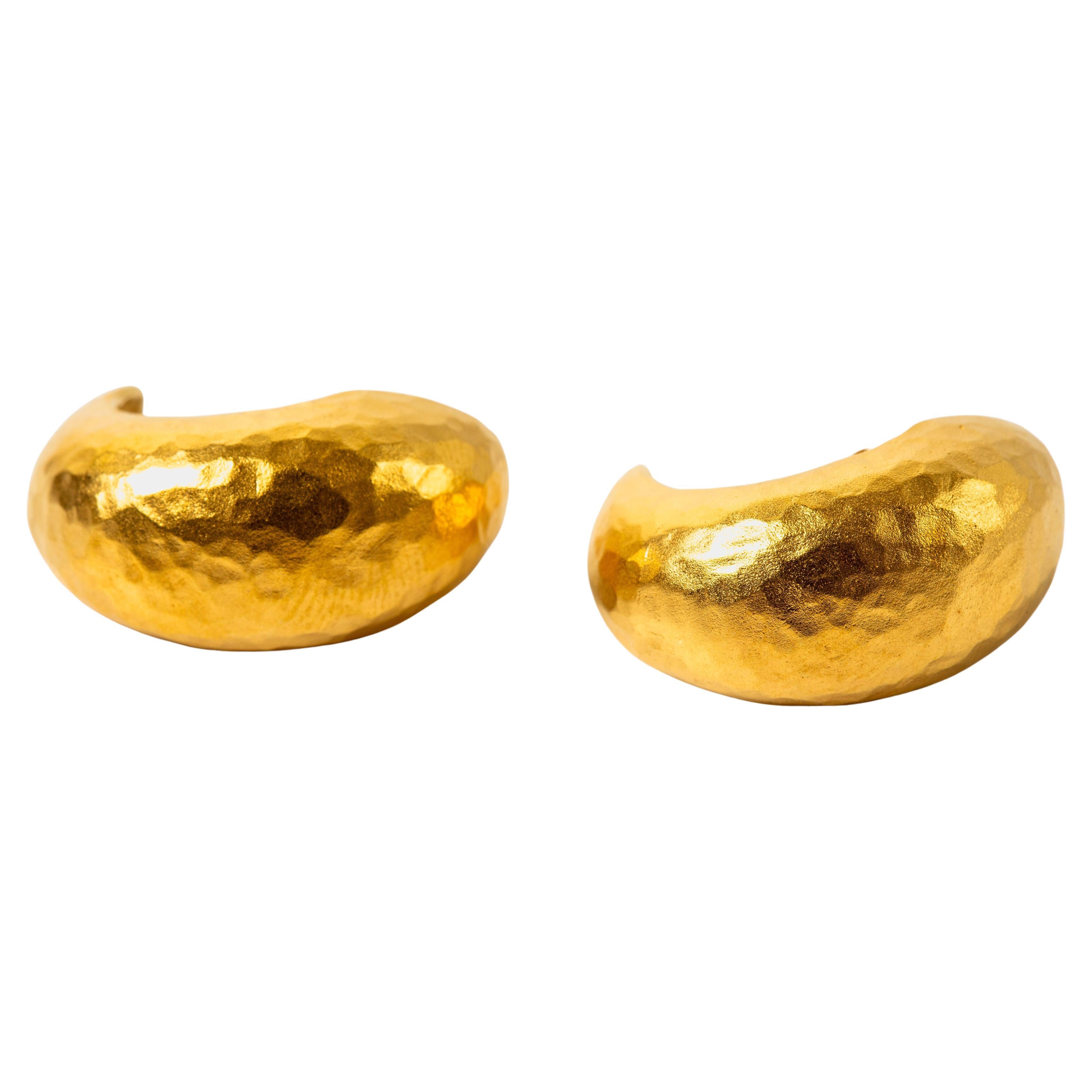 Pendientes de oro amarillo de 14k