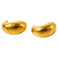 Pendientes de oro amarillo de 14k