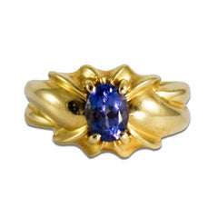 14K Yellow Gold Tanzanite Ring 3.5g