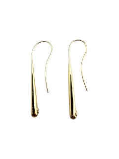 14k Gelbgold Teardrop Ohrringe #22721