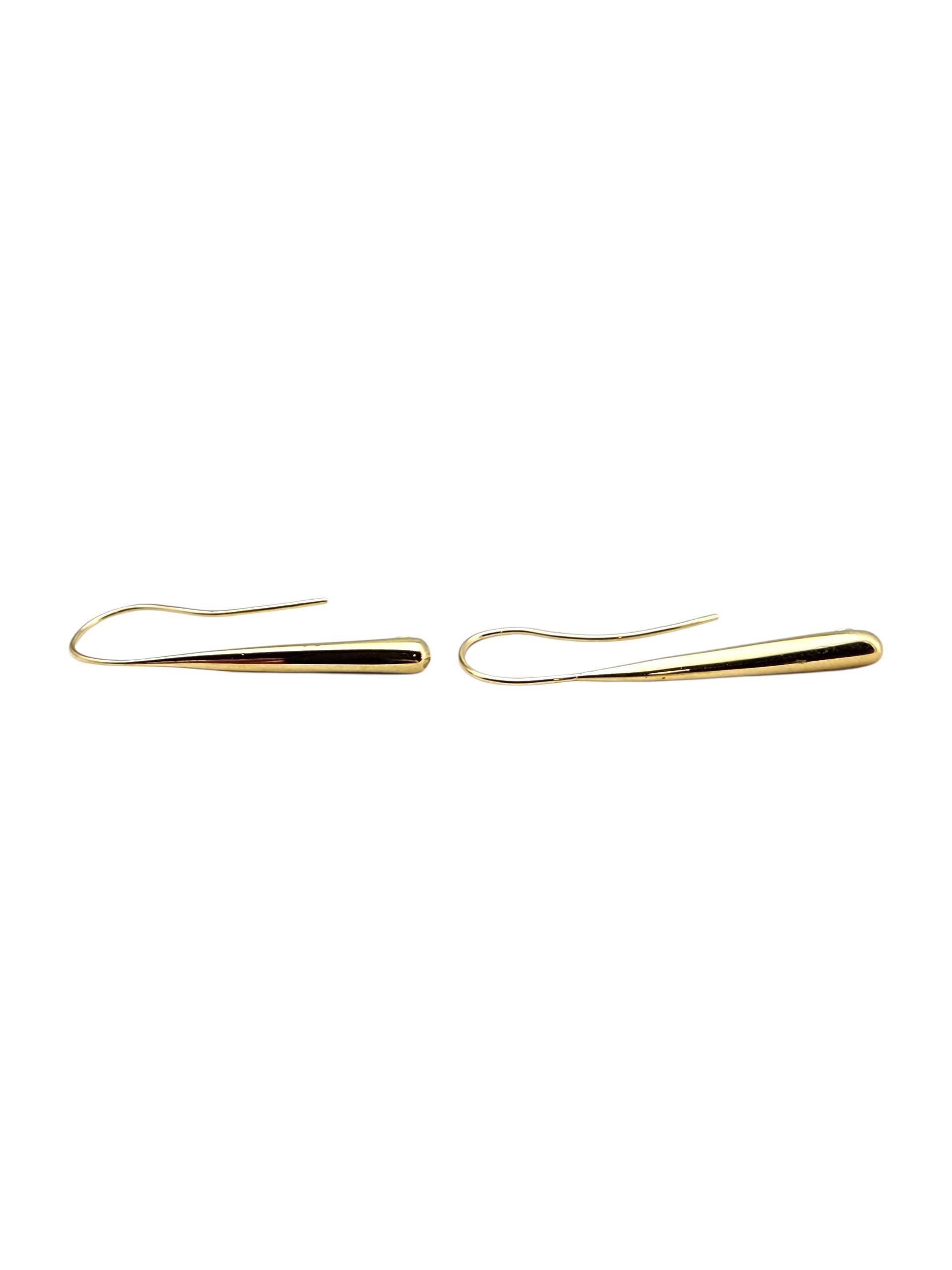 Boucles d'oreilles pendantes en or jaune 14k #22721 Pour femmes en vente