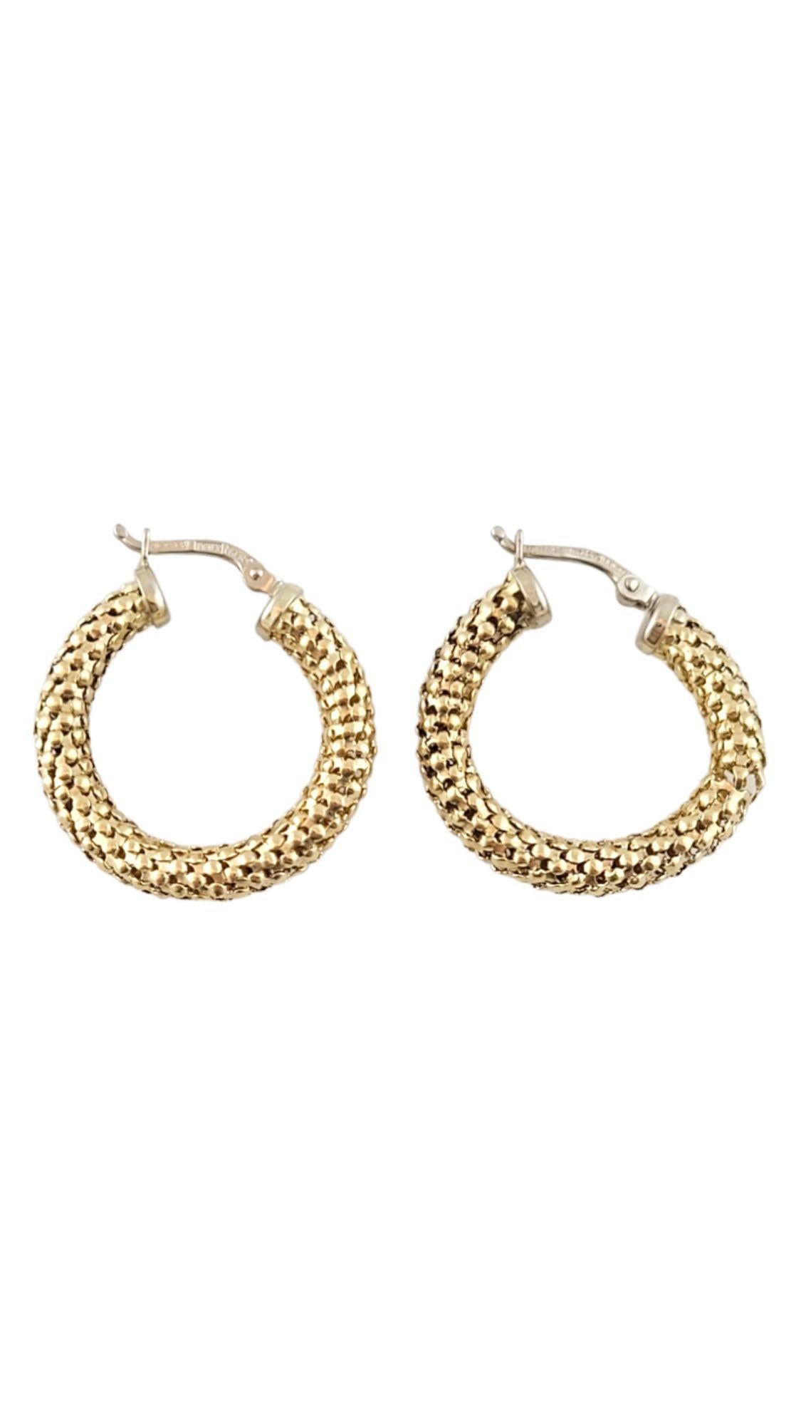 Donna Orecchini a cerchio in oro giallo 14K #14441 in vendita