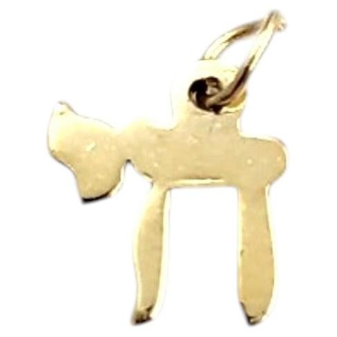 Charm Chai Diminuto de Oro Amarillo de 14K #24376 en venta
