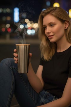 Pendientes de oro amarillo de 14 quilates con minúsculo rubí marquesa engastado en bisel para segundo o tercer agujero