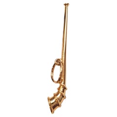 Charm per pipa da tabacco in oro giallo 14K #17998