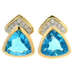 14k Yellow Gold Trillion Blue Topaz
0.28ctw Diamond Substantial Stud Earrings 14k Yellow Gold Trillion Blue Topaz
0.28ctw Diamond Substantial Stud Earrings