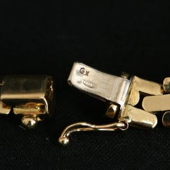 14K Yellow Gold Triple Link Necklace