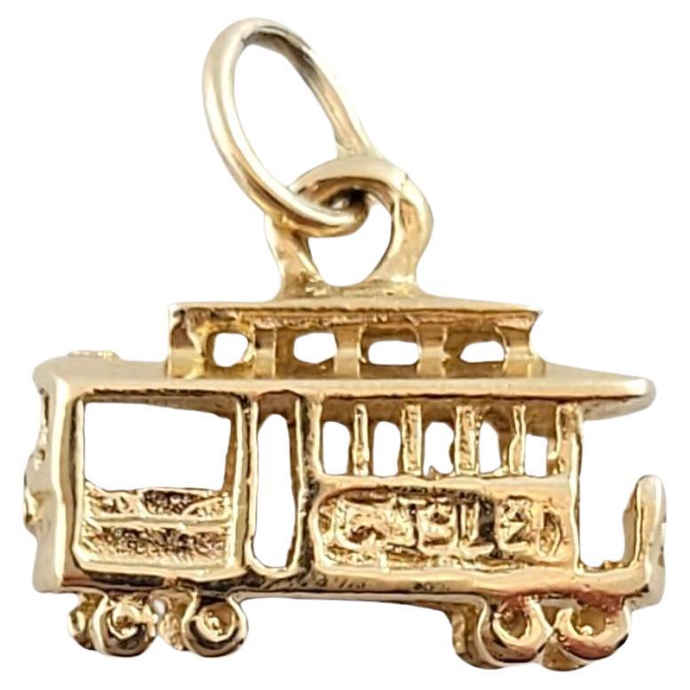 Breloque de chariot en or jaune 14 carats #16227