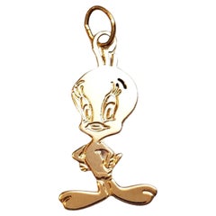 14K Yellow Gold Tweety Bird Pendant #17887