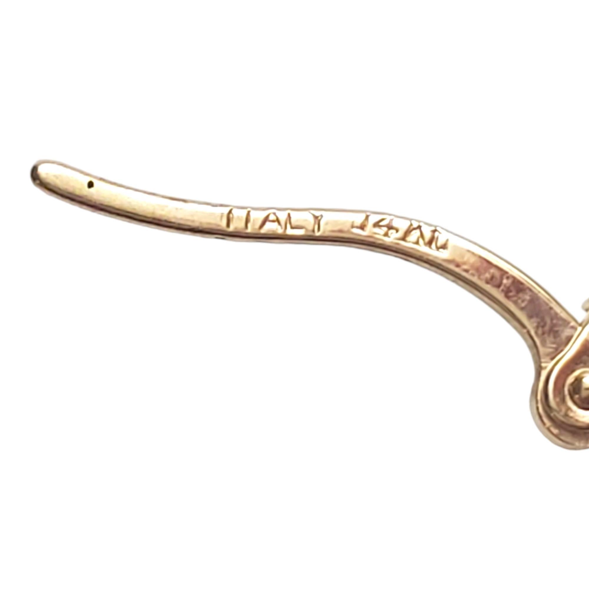 Créoles torsadées en or jaune 14 carats n° 17630 Pour femmes en vente