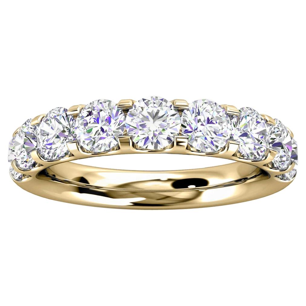 For Sale:  14k Yellow Gold Valerie Micro-Prong Diamond Ring '1 1/2 Ct. Tw'