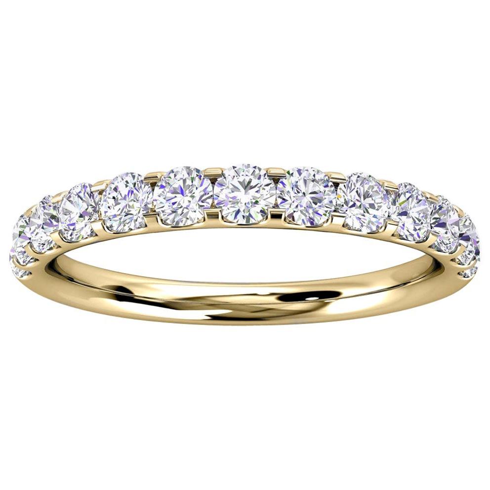 For Sale:  14K Yellow Gold Valerie Micro-Prong Diamond Ring '1/2 Ct. tw'