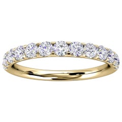 14K Yellow Gold Valerie Micro-Prong Diamond Ring '1/2 Ct. tw'