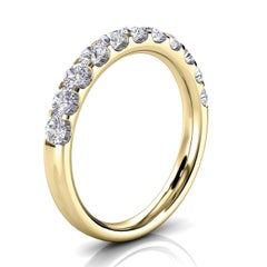 Diamantring aus 14 Karat Gelbgold mit Mikro-Krappen '3/4 Ct. tw'