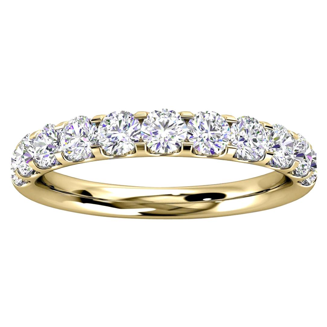 14k Yellow Gold Valerie Micro-Prong Diamond Ring '3/4 Ct. tw'