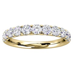 14k Yellow Gold Valerie Micro-Prong Diamond Ring '3/4 Ct. tw'