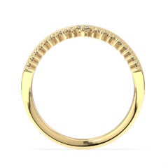 14K Yellow Gold Victoria Diamond Ring '1/6 Ct. tw'
