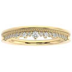 14K Yellow Gold Victoria Diamond Ring '1/6 Ct. tw'