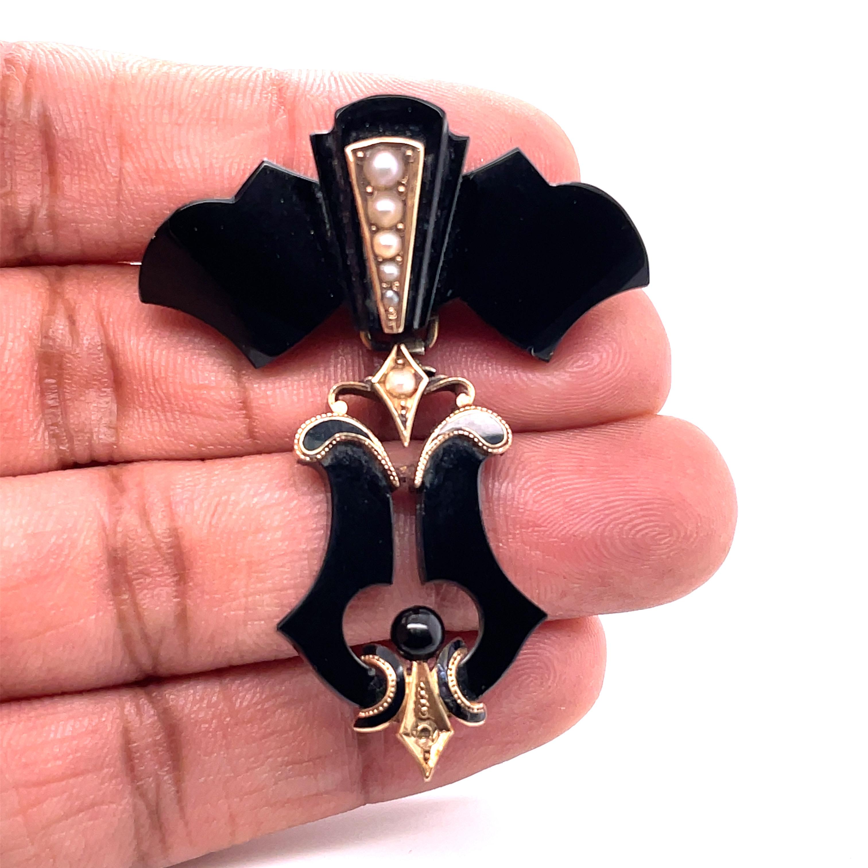 victorian mourning pins