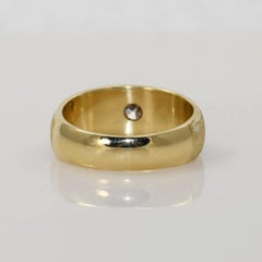 Anillo de diamantes vintage de oro amarillo de 14 quilates 0,50 ct