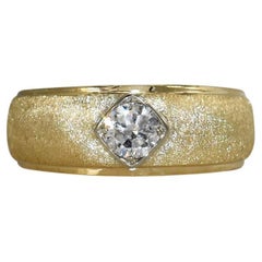 Bandeau en or jaune 14K avec diamant vintage 0.50ct