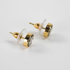 14K Yellow Gold Vintage Diamond Stud Earrings 0.30ct