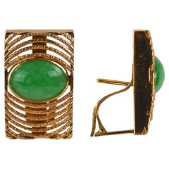 Pendientes de palanca de oro