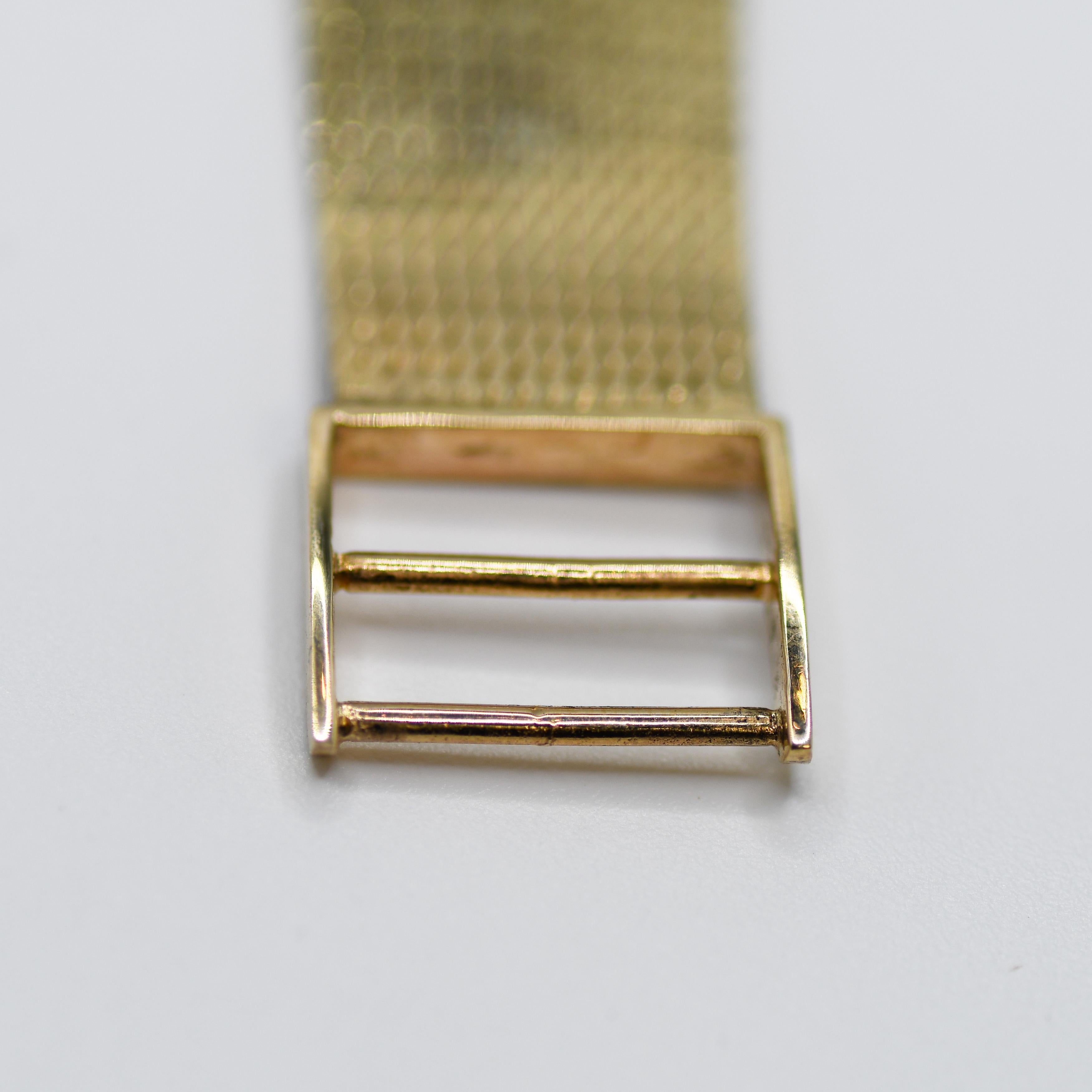 Women's 14K Yellow Gold Vintage Longines Diamond Bezel Watch 28mm