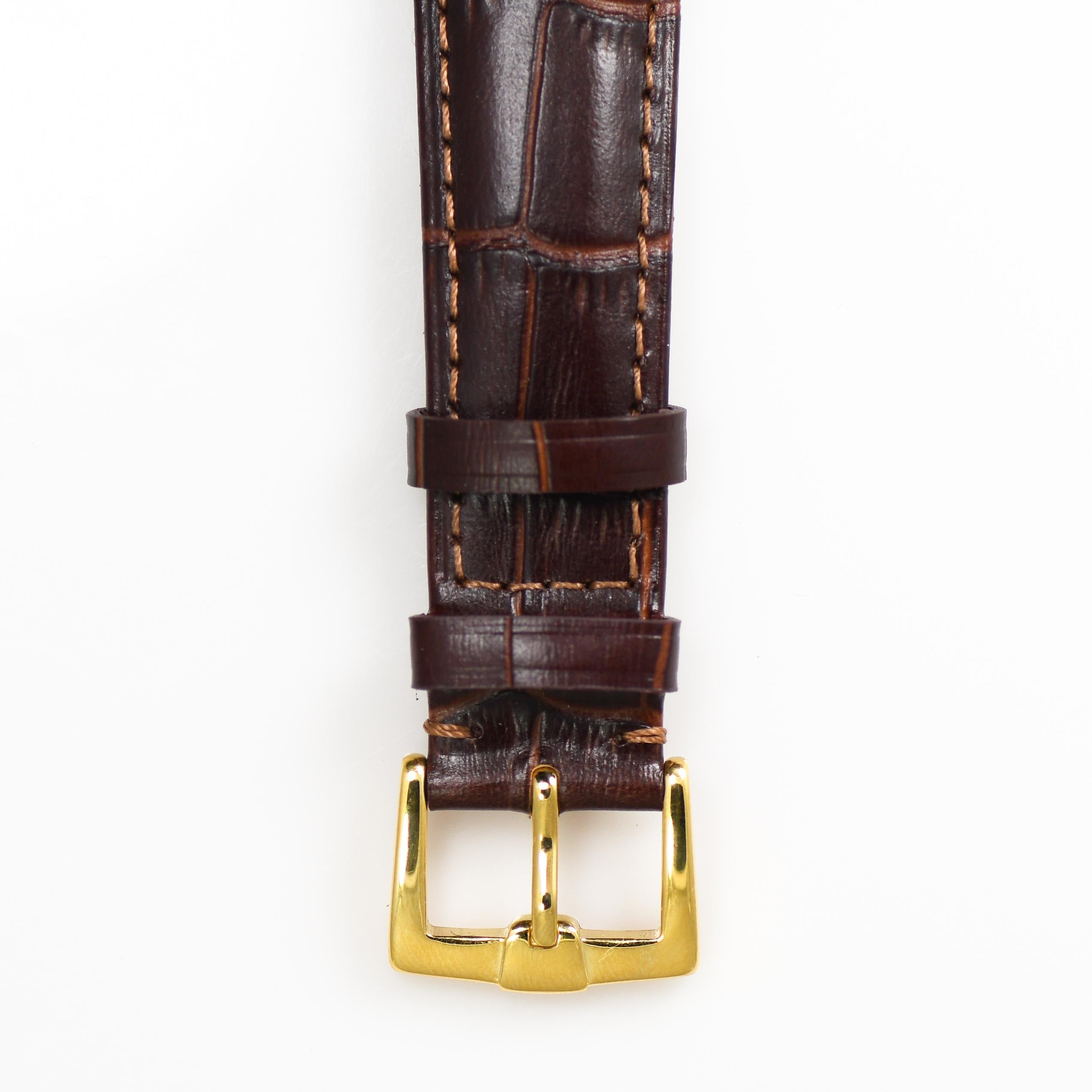 Orologio da polso Longines d'epoca in oro giallo 14K 23mm in vendita 1